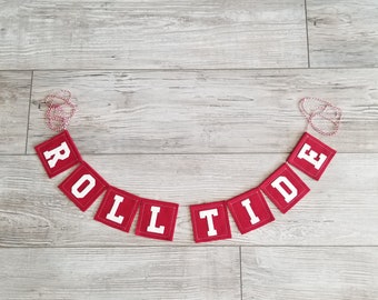 Alabama Roll Tide Bunting, Roll Tide, University of Alabama, Crimson Tide