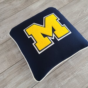 Almohada personalizada, almohada Varsity Letter, almohada personalizada letterman