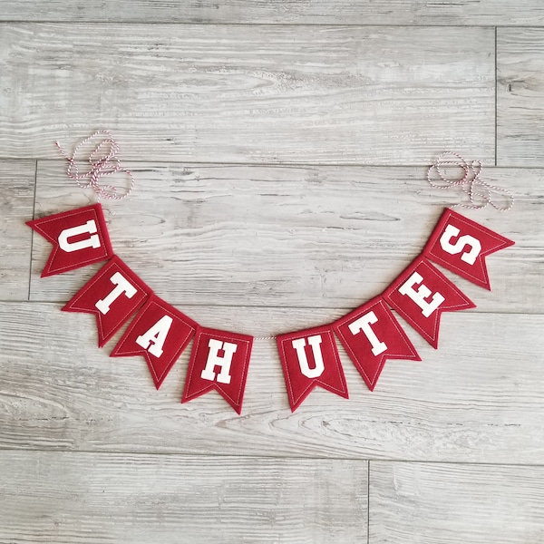 University of Utah, Utah Utes Notched Bunting, Utah Utes, Go Utes, Utah