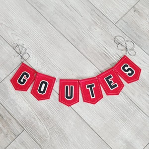 GO UTES-gors, University of Utah Go Utes, Utah Utes Go Utes tweekleurig