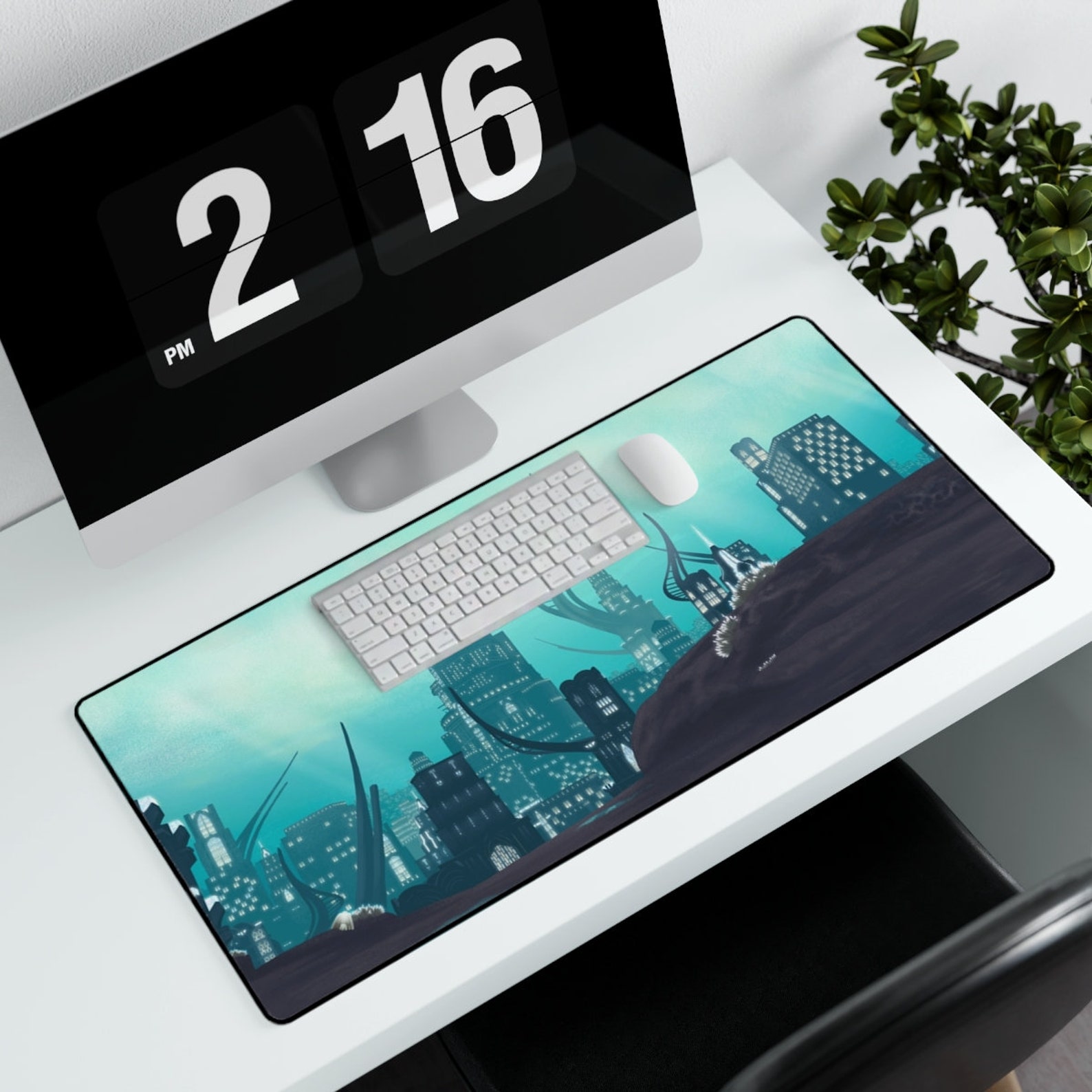 Amaurot Desk Mat Endwalker Credits Mouse Pad FFXIV Desk Mat Etsy