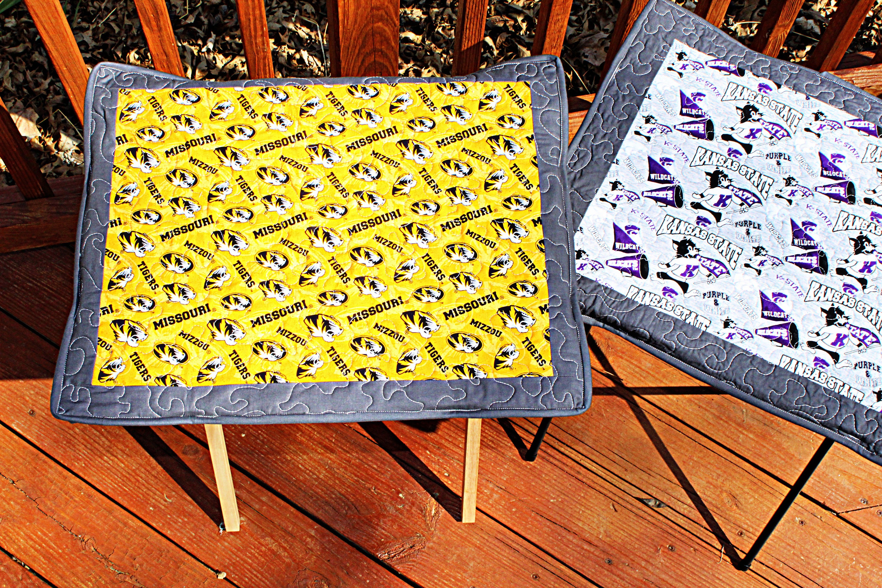 Folding Tray Covers Graduation Gift Table Topper College Gift TV Tray