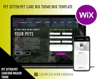 Website Theme Pet Sitter, Pet Sitter Template, Pet Sitter Website, Pet Sitting Template, Dog Walker Website, Dog Walker, Pet Sitter Form