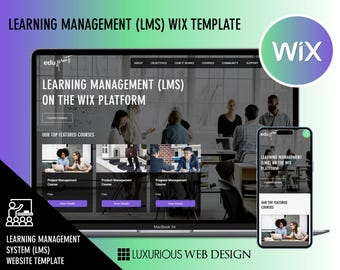 eduSprout - Wix LMS, Wix Learning Management System, Wix Website Design, Learning Management System Template, LMS Template, Wix LMS Template