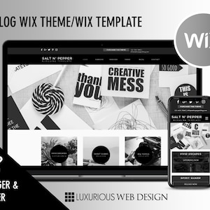 Salt N&#39; Pepper Blog - Blog Website, Blog Template, Blog Theme,  Blog Website, Wix Template, Wix Theme, Wix Website Design, Website Template
