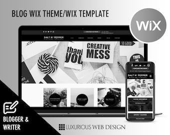 Salt N' Pepper Blog - Blog Website, Blog Template, Blog Theme,  Blog Website, Wix Template, Wix Theme, Wix Website Design, Website Template