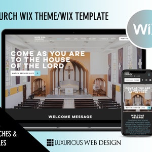 Hope Era Church - Church Website, Church Website Template, Wix Template, Wix Theme, Wix Website Design, Website Template, Religion Website