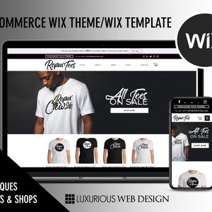 Ropax Tees - Clothing eCommerce Website, eCommerce Website, Wix Template, Wix Theme, Wix Website Design, Website Template, T-Shirt Website