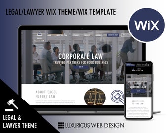 Excel Future Law - advocaat websitethema, websitethema advocatenkantoor, juridische websitesjabloon, Wix-websiteontwerp, websitesjabloon, webdesign
