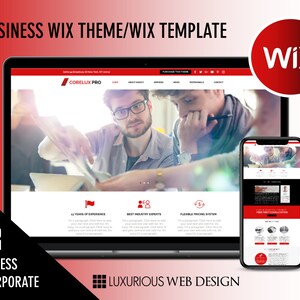 Corelux Pro Business -  Business Template, Business Website,  Business Tools, Wix Template, Wix Theme, Business Planner, Website Template