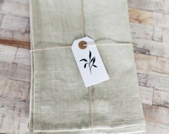Pure Linen Tea Towel, choice of colour