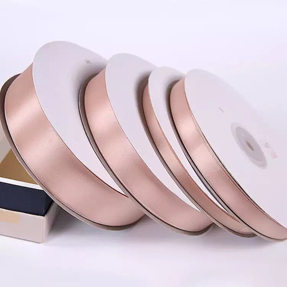 Rose Gold Satin Ribbon Roll Wholesale Christmas Gift Wrapping Wedding Party  Favors Chair Decorations Tags Ribbon Gift Box Ribbons -  Hong Kong