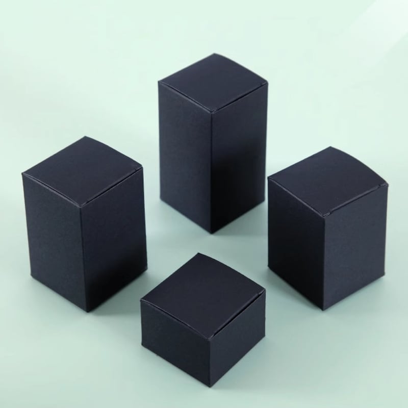 Set Of 10 White Square Favor Boxes - 10x10x4cm For Wedding Cookies, Chocolates & Treats