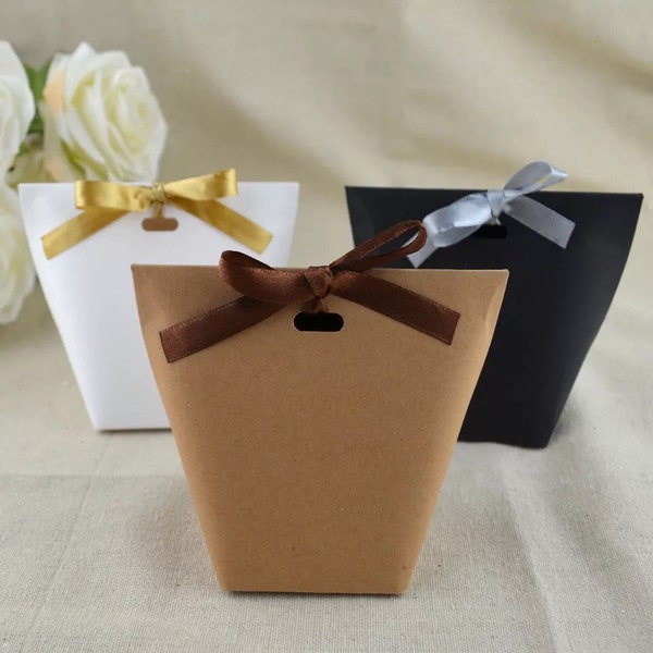 100x Stylische Gastgeschenktaschen zur Hochzeit 21. GeburtstagSparty Taufe | Schmuck Kosmetik Weihnachten Geschenk Taschen Produkt Verpackung Verpackung