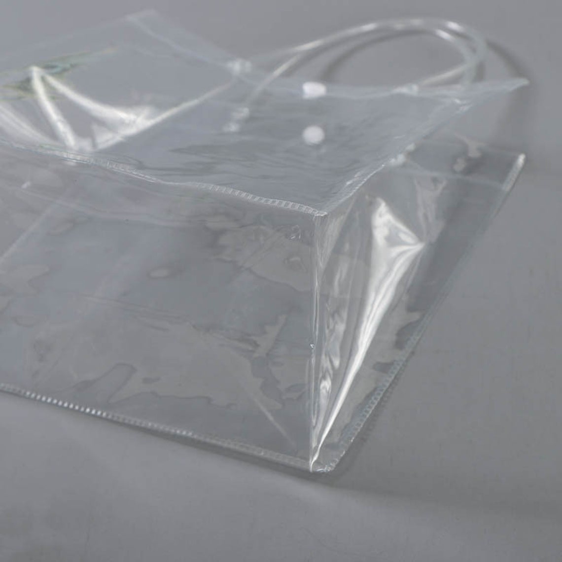 100x Clear PVC Wedding Plastic Favor Bags with Handle and Etsy