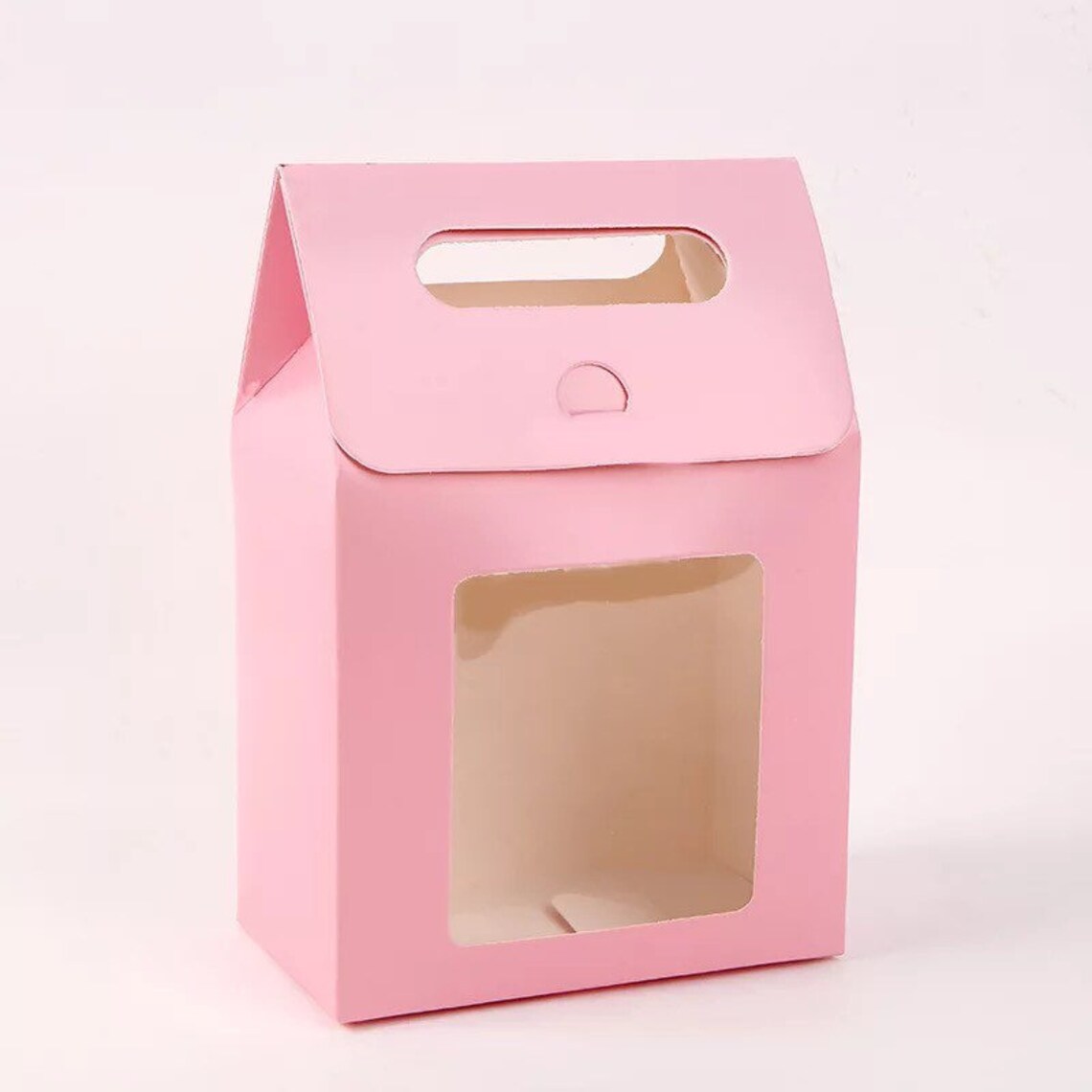 120 Clear Window Carrying Bag Box Wedding Favor Bag Party Etsy