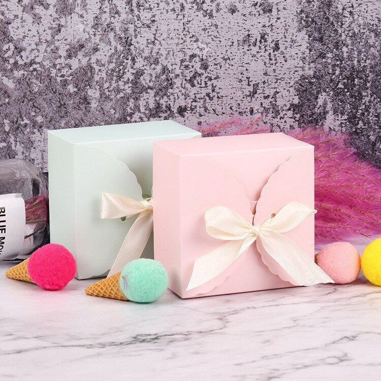 100 Pink Mint Favor Box Wedding Girls Birthday Baby Shower Etsy