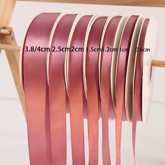 Baby Pink Satin Ribbon Roll Wholesale Christmas Gift Wrapping Baby Shower  Party Favors Chair Decorations Tags Ribbon Gift Box Ribbons 