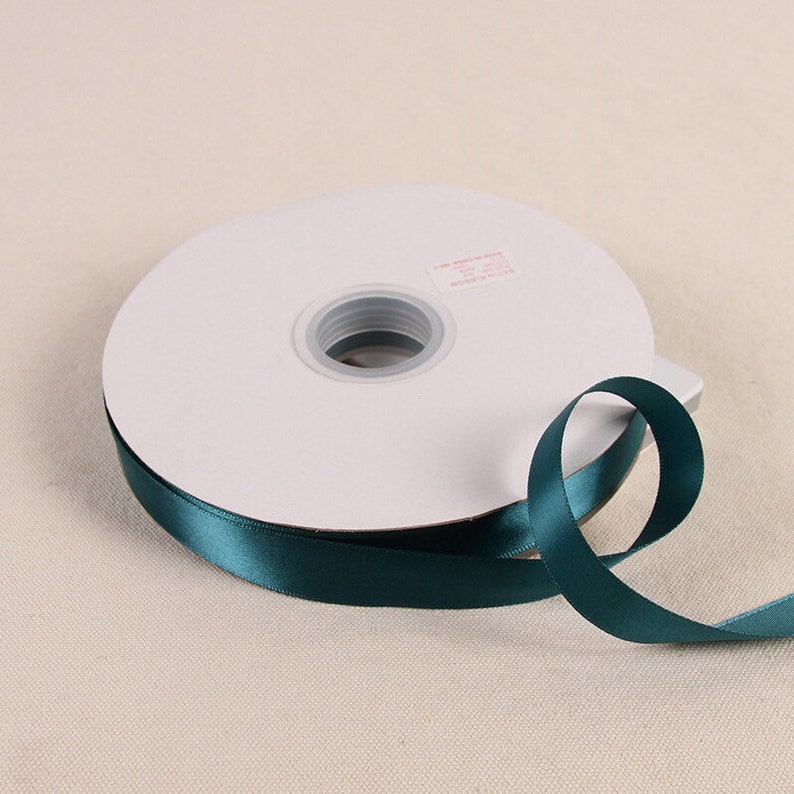 Teal Satin Ribbon Roll Wholesale • Christmas Gift Wrapping Wedding ...