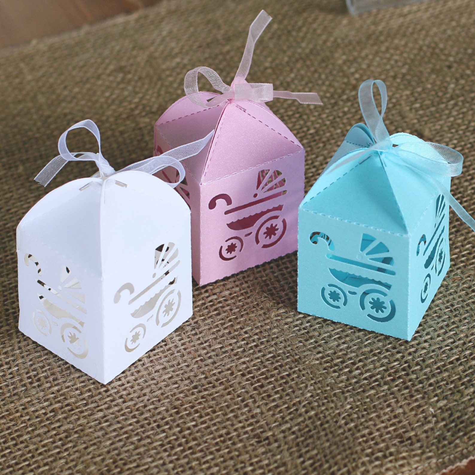 100x Baby Shower Favour Boxes Baby Shower Gift Boxes Candy Etsy Canada