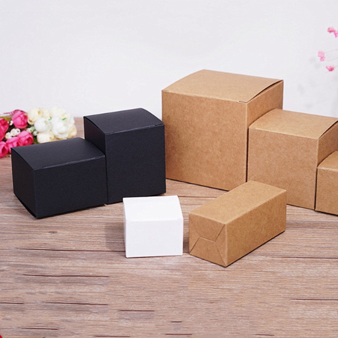 White Black Wedding Favor Boxes Wedding Gift Birthday Party Christening ...