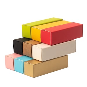 300 Batom Caseiro Bálsamo Labial Caixa de Papel para Embalagem de Cosméticos | Caixa de embalagem para presente de promoção de produto comercial | Caixa Rosa Azul Vermelho Dourado Verde