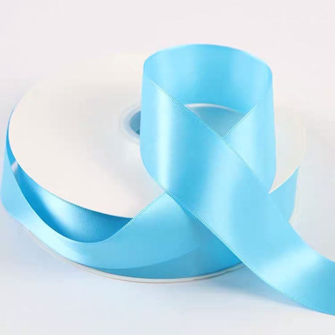 Turquoise Satin Ribbon Roll Wholesale Christmas Gift | Etsy