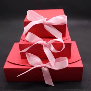 50pcs Christmas Gift Box With Ribbon | Baby Shower Bridal Shower ...