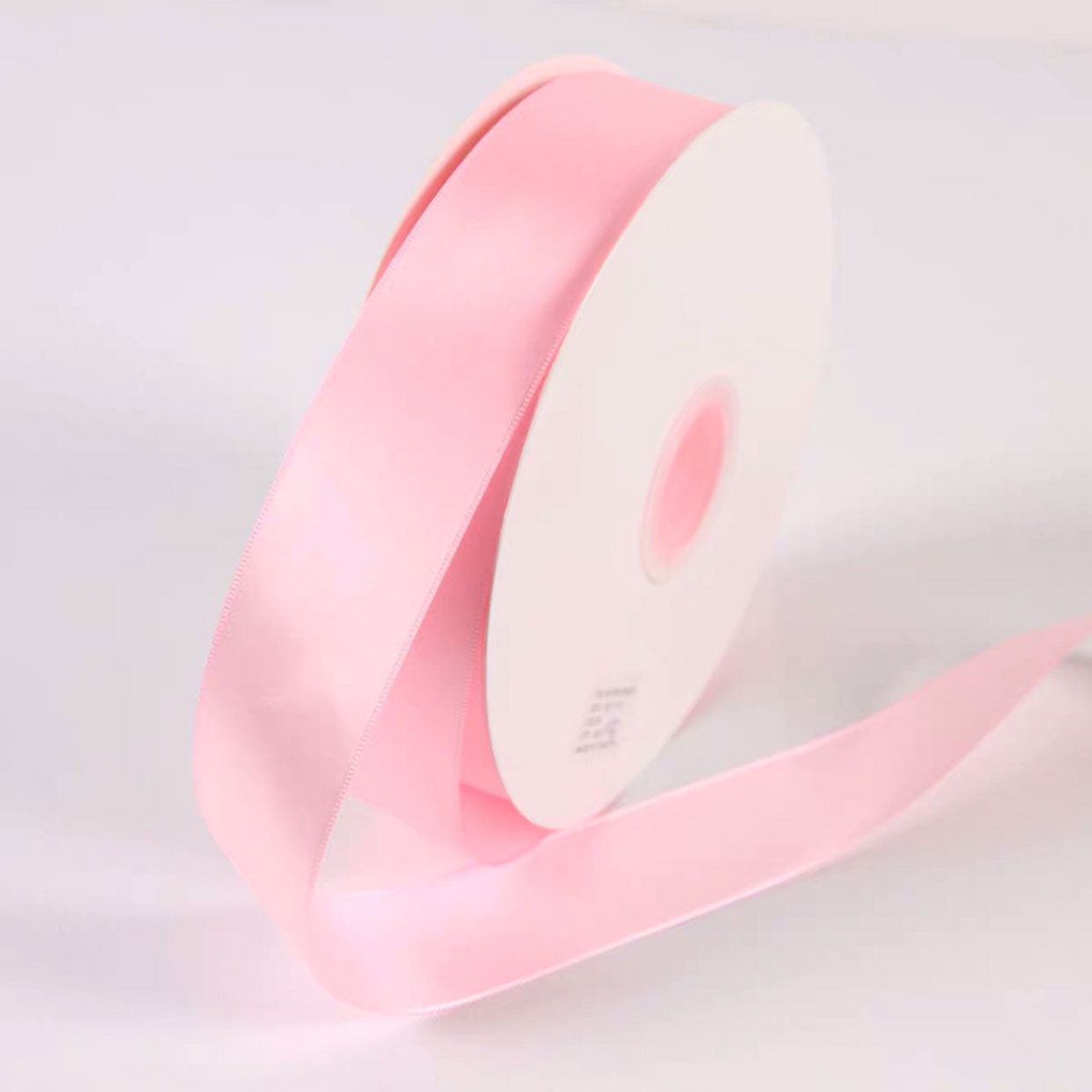 Baby Pink Satin Ribbon Roll Wholesale • Christmas Gift Wrapping Baby ...