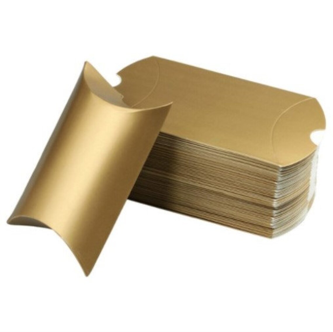 100x Silver Gold Pillow Boxes Mini Wedding Favour Boxes Etsy