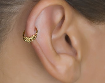 Helix Earring, Rook Earring, Cartilage Earring, Tragus Earring, Conch Earring, Tiny Hoop Earrings, Tiny Hoops