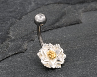 Silver Belly Ring, Navel Jewelry, Belly Button Ring, Belly Piercing, Belly Button, Navel Piercing, Belly Jewelry