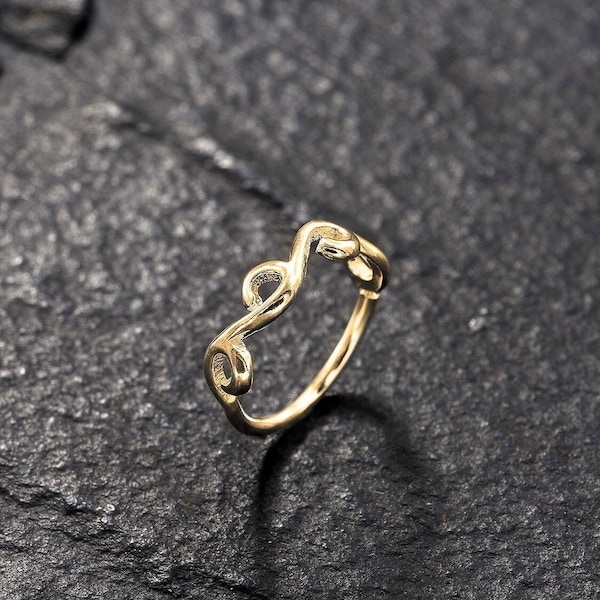 Dainty Nose Hoop, Gold Nose Ring, Solid Gold Nose Ring, Unique Nose Ring, Nose Piercing, Nostril Jewelry, Tribal Nose Ring, Swirl Nose Ring