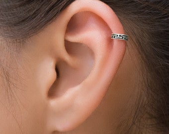 Real silver cartilage best sale hoop