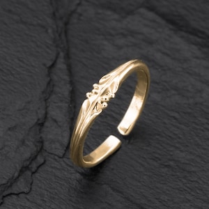 Thin Band Toe Ring, Gold Toe Ring, Adjustable Ring, Gold Band Toe Ring, Toe Ring For Women, Ring For Toe, Midi Ring