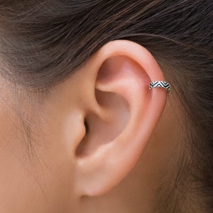 Helix Earring Hoop, Cartilage Earring, Helix Jewelry, Tragus Ring, Daith Piercing, Tragus Earring