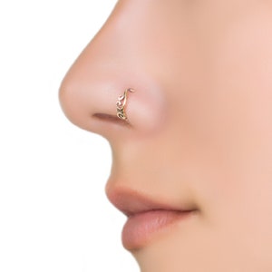 Tiny Nose Ring, Nose Ring Hoop, Indian Nose Ring, Gold Nose Hoop, Gold Nose Ring, Gold Nose Piercing, Nose Jewelry, Hoop Nose Ring,