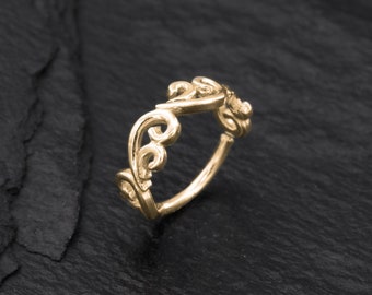 8.5mm Indian Nose Ring, Gold Nose Hoop, Gold Nose Ring, Gold Nose Piercing, Nose Jewelry, Tiny Nose Ring, Hoop Nose Ring, Unique Nose Ring