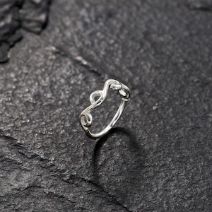 Sterling Silver Nose Ring, Tribal Nose Hoop, Dainty Nose Ring, Unique Nose Jewelry, Delicate Jewelry, Swirl Nose Hoop, Tiny Nose Ring