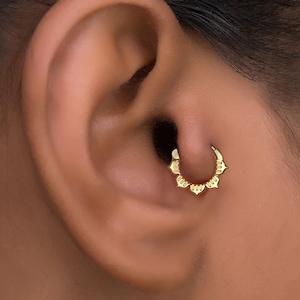Gold plated tragus earrings hotsell