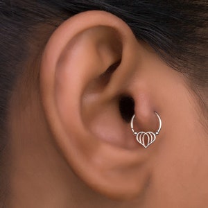 Heart shaped tragus earring best sale