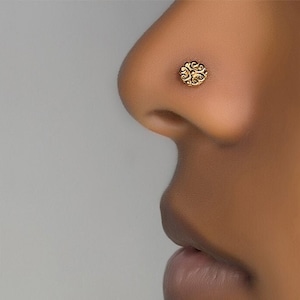 Nose Stud, Gold Nose Stud, Nose Ring Stud, Tiny Nose Stud, Nose Jewelry, L Shape