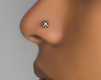 Tiny Nose Stud, Nose Ring, Nose Piercing, Indian Nose Stud, Nose Jewelry, Nose Stud Gold, Nose Stud, Nose Ring Stud, Flower Nose Stud