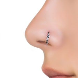 Indian Nose Ring, Unique Nose Ring, Nose Ring Hoop, Nose Piercing, Nose Jewelry