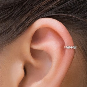 Delicate Helix Earring Tiny Cartilage Piercing Dainty Helix Jewelry Minimalist Helix Hoop Petite Helix Earring Elegant Helix Jewelry Etsy