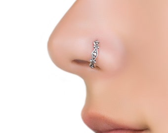 Indian Nose Ring, Nose Ring Hoop, Nose Piercing, Nose Jewelry