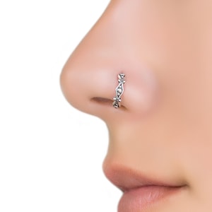 Indian Nose Ring, Nose Ring Hoop, Nose Piercing, Nose Jewelry