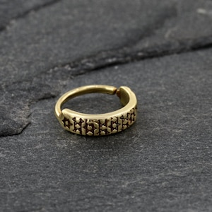 Nose Ring, Gold Nose Hoop, Indian Nose Ring, Gold Nose Ring, Nose Hoop, Delicate Nose Ring