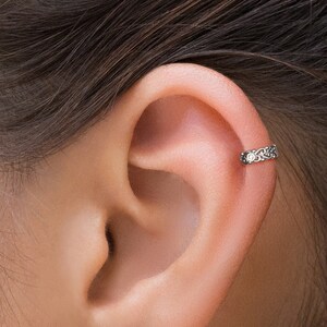 White gold helix ring best sale