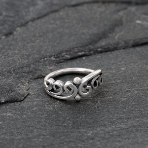 Tragus Earring, Daith Earring, Helix Earring, Cartilage Earring, Hex Piercing, Sterling Silver Hoop Earring